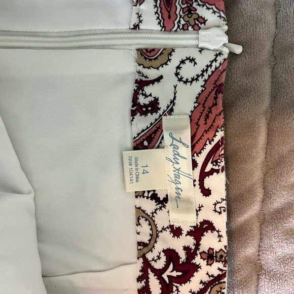 Lady Hagen Paisley Print Women's Skort Size 14 - Picture 8 of 8